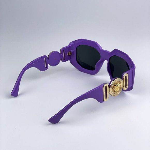 Versace VE4424U 536687 Sunglasses MEDUSA BIGGIE Lilak Gray Oversized Women - Picture 8 of 12